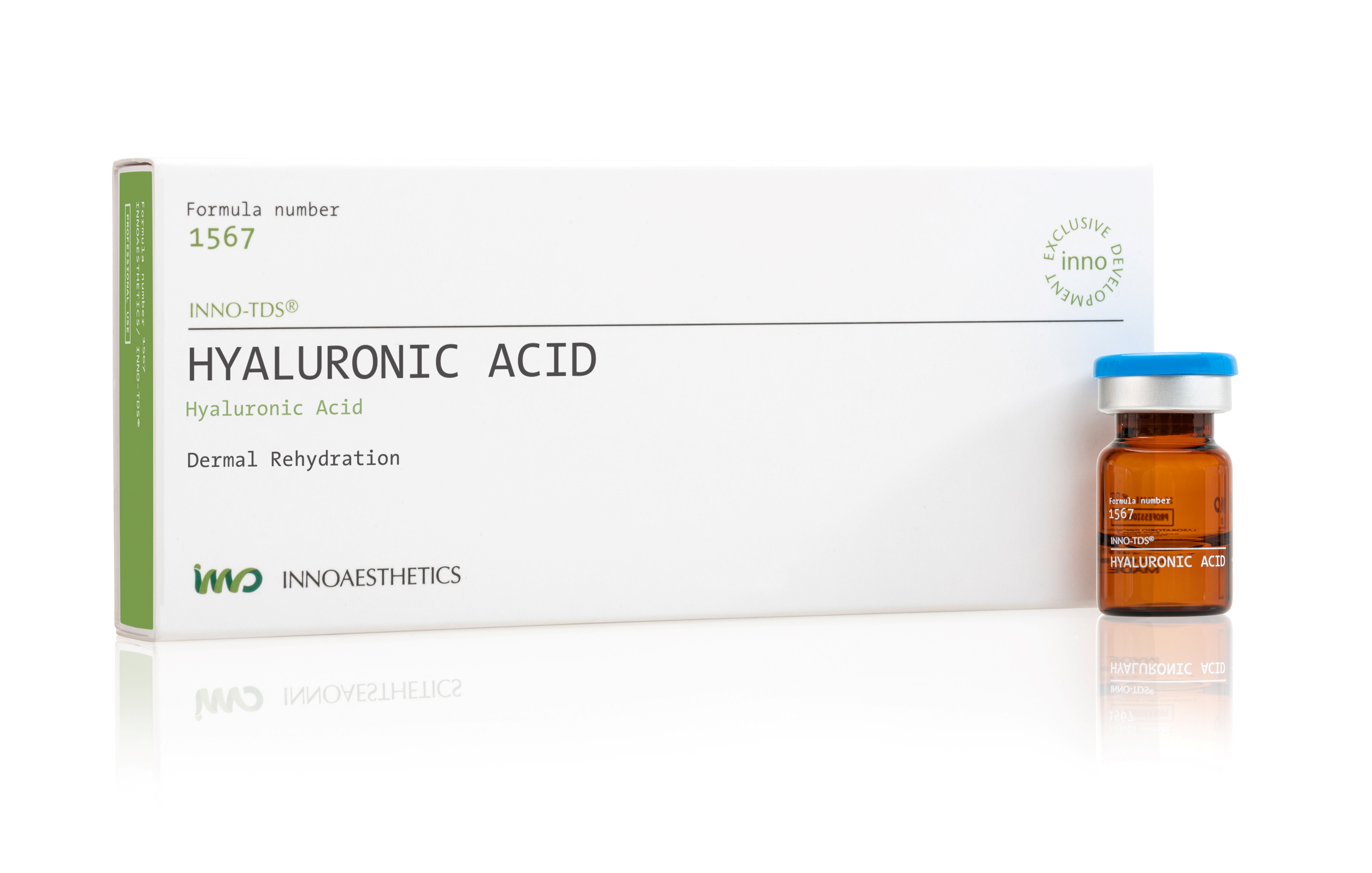 INNO TDS Hyaluronic Acid: Intensive Feuchtigkeitsversorgung für strahlende Haut - 4 x 2,5 ml *neue Größe