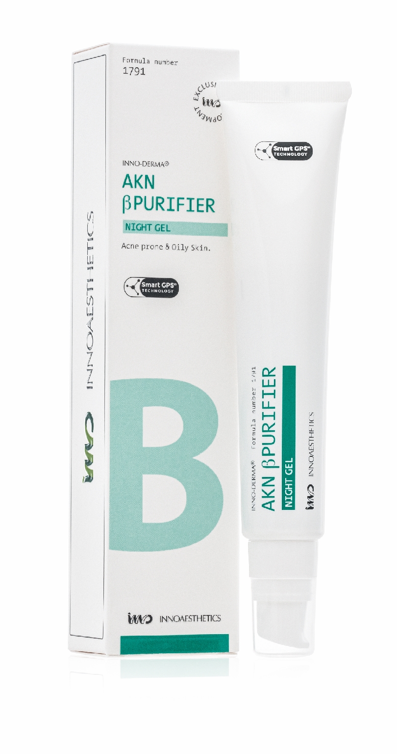 INNO Derma AKN ßPurifier Night Gel: Effektive Talgregulierung und Akne-Behandlung - 50 g