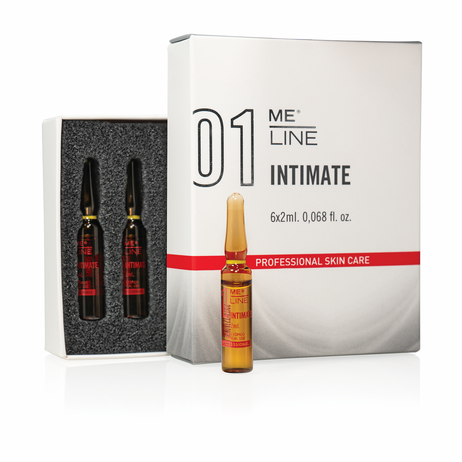 MELINE 01 INTIMATE: Revolutionäre Intimaufhellung für strahlende Selbstsicherheit, 6 x 2 ml (Prof.)