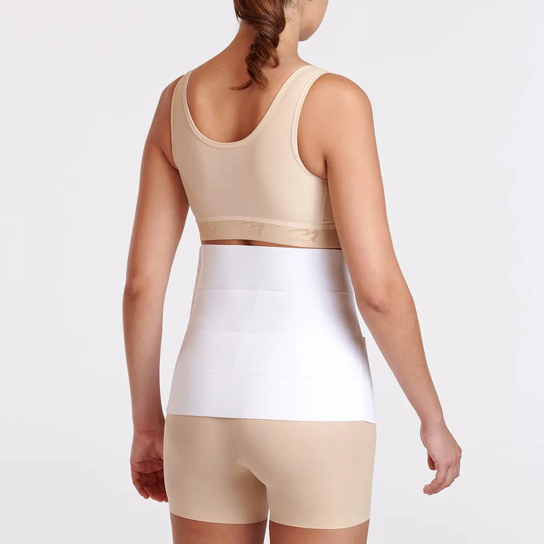 Marena Recovery AB4S2 Abdominalgurt Weiß – Optimale Unterstützung nach Bauchdeckenstraffung