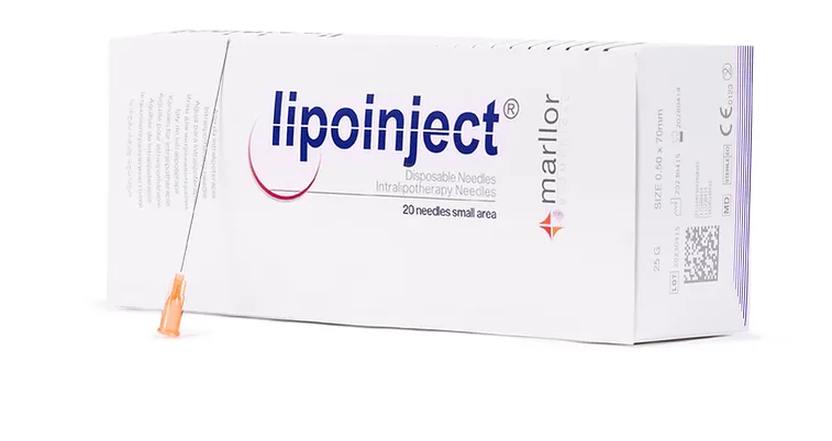 Kanüle für Intralipotherapie, 20 Stück 25 G, 0.50 x 70 mm, small