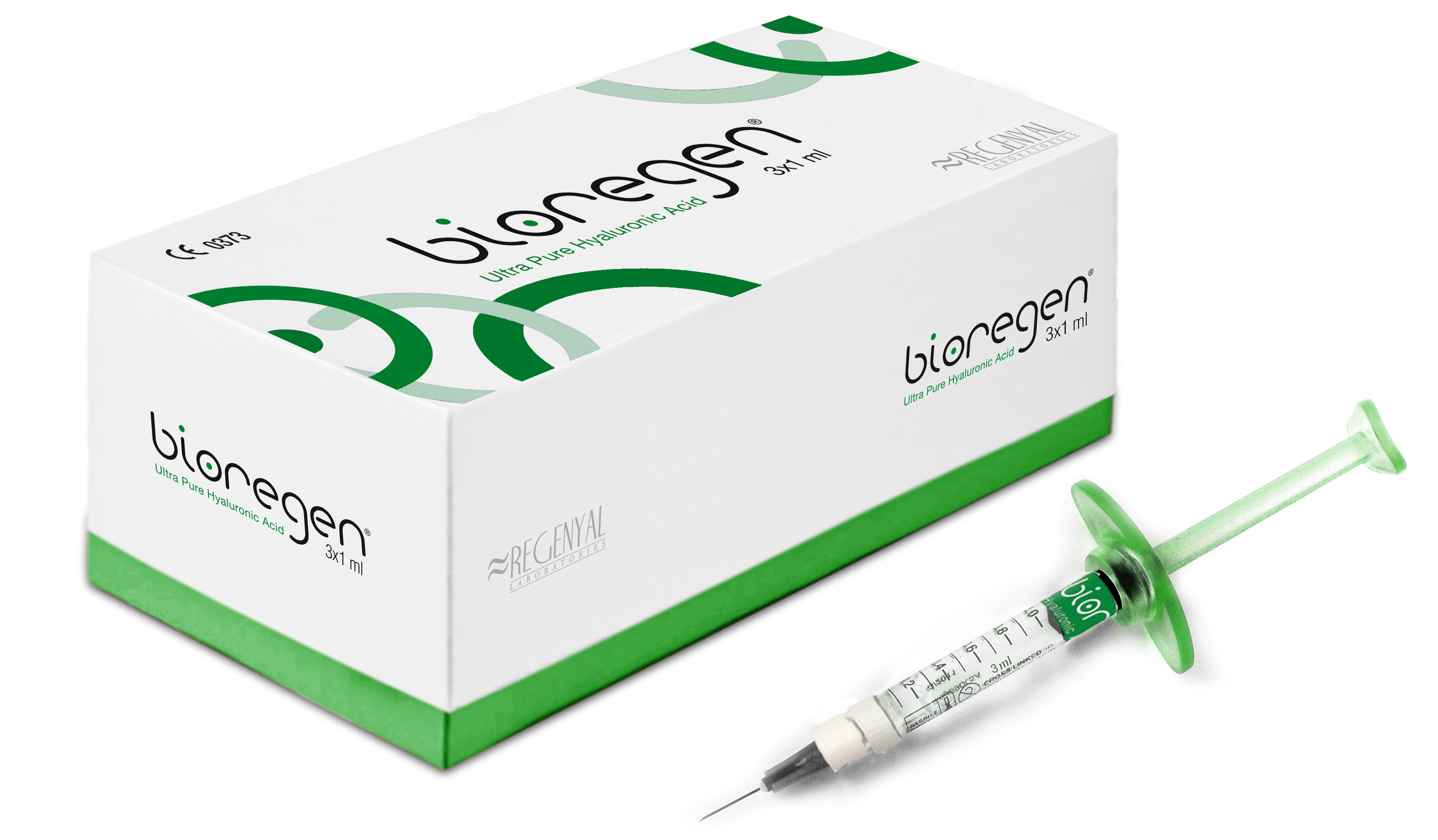 Bioregen Hyaluronsäure 3x1ml: Hautregeneration und Faltenreduktion  3x1ml