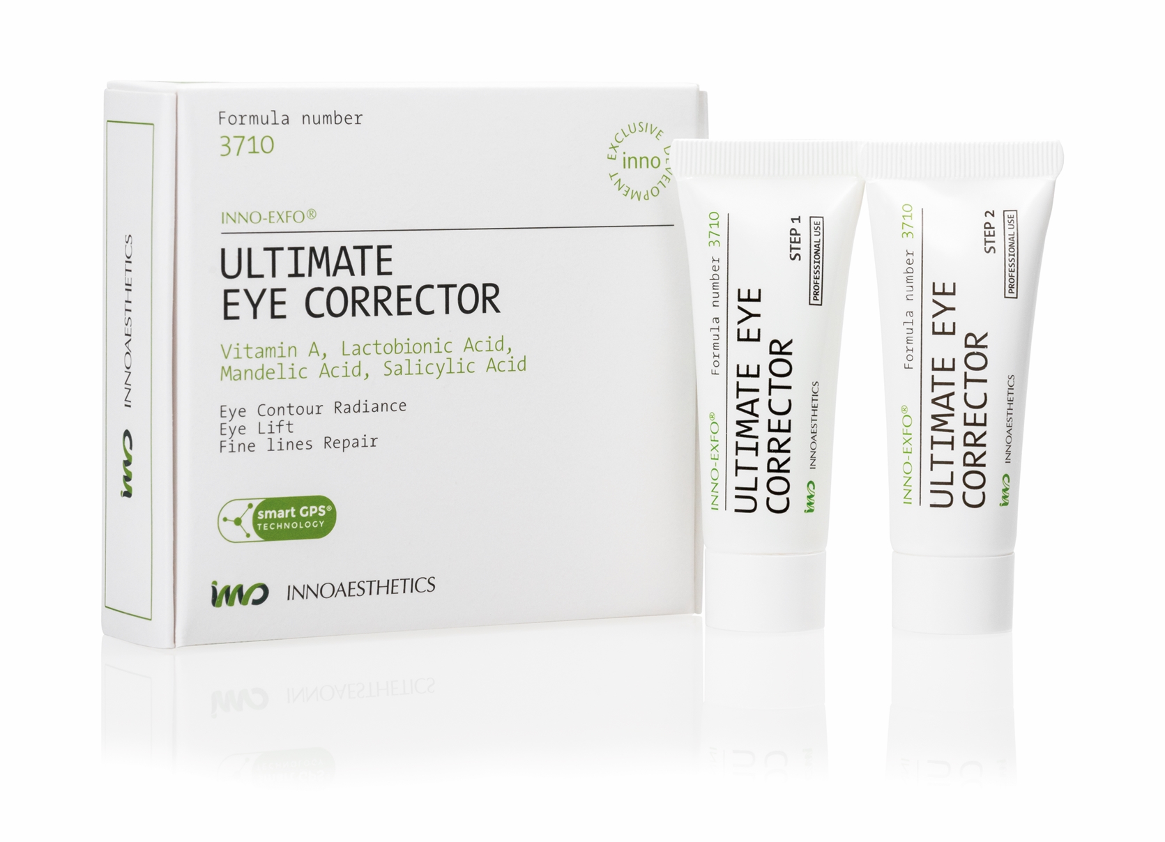 INNO Exfo Ultimate Eye Corrector: Professionelle Augenpflege für sichtbare Verjüngung 2*10g