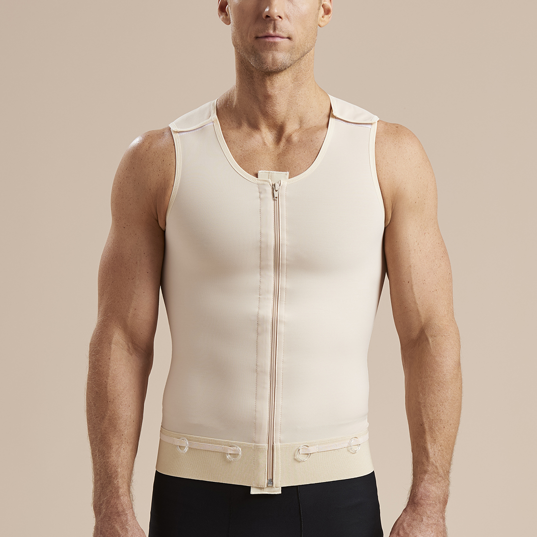 Marena Recovery UV/CP: Herren Kompressionsweste mit Drainage