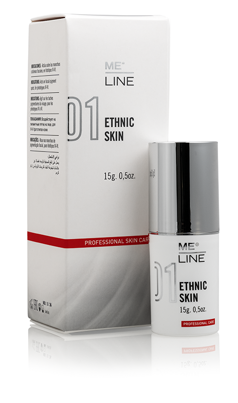 MELINE 01 ETHNIC SKIN: Revolutionäre Melasma-Behandlung für ethnische Haut, 15 g (Prof.)